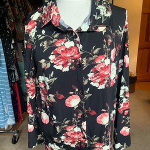 Lularoe Long sleev Valentina shirt